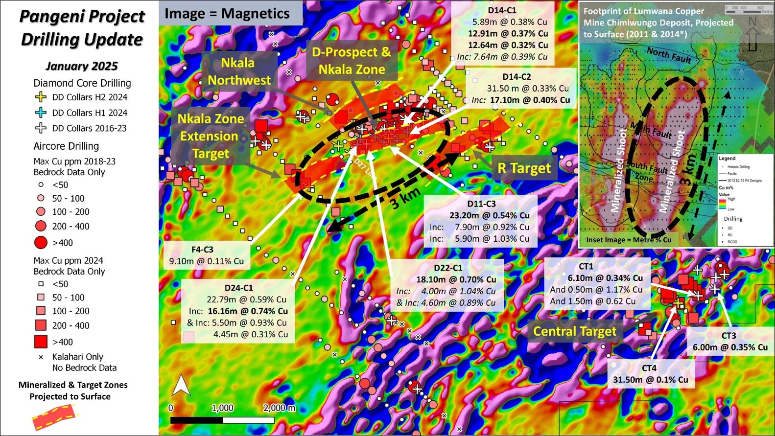 Pangeni Copper Project Map